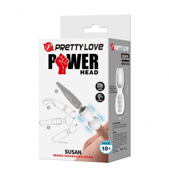 PRETTY LOVE - SUSAN AV Wand Massager Head